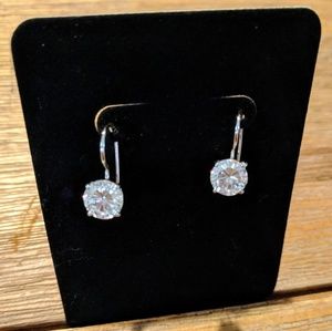 2 ct. CZ Drop Earrings